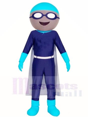 Super Schwimmer Junge Maskottchen Kostüme Menschen