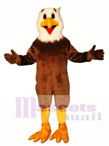 glücklich Adler Maskottchen Kostüm