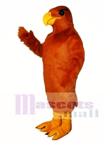 Netter goldener Falke Maskottchen Kostüm