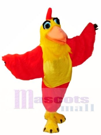 Niedlich Hahn Maskottchen Kostüm Geflügel