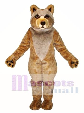 Nettes mexikanisches graues Wolf Maskottchen Kostüm