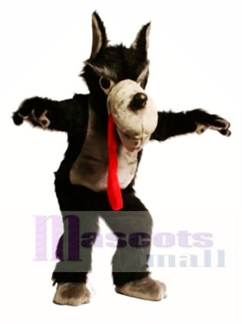 Nettes Wolf Maskottchen Kostüm