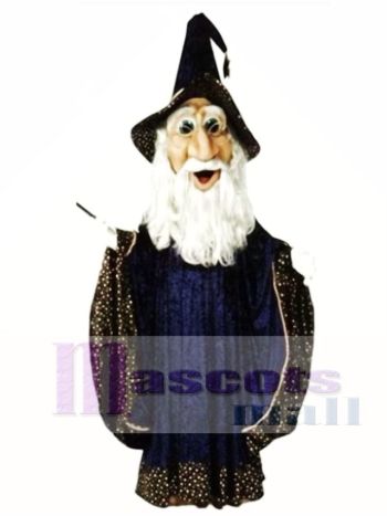Zauberer Maskottchen Kostüm