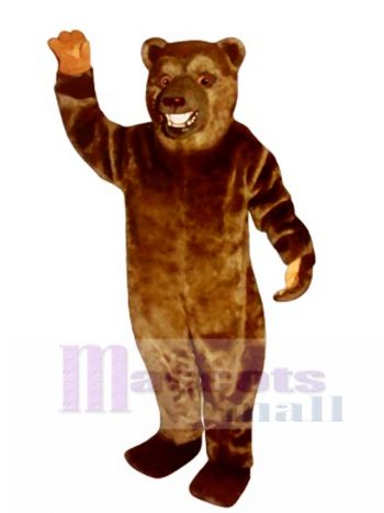 Neu Knurrendes Bären Maskottchen Kostüm