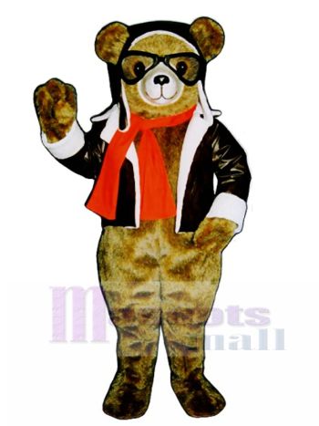 Neue rote Bäron Bär Maskottchen kostüm