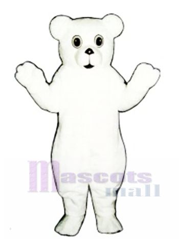 Snow Bear Cub Maskottchen Kostüm