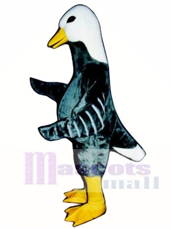 Niedlich Grau Gans Maskottchen Kostüm Geflügel 