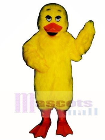 Niedlich Schläfrig Ente Maskottchen Kostüm Geflügel 