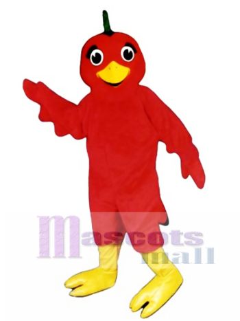 Nettes Lil rotes Vogel Maskottchen Kostüm