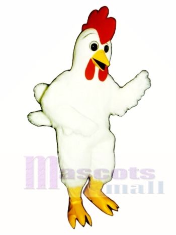 Niedlich Funky Hähnchen Maskottchen Kostüm Geflügel 