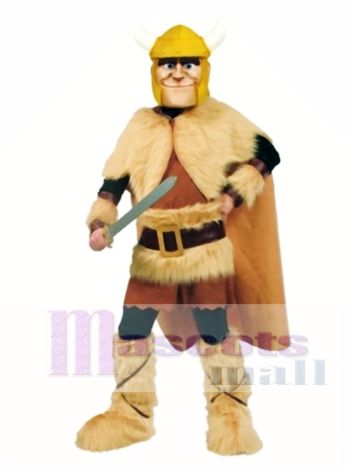 Wikinger Maskottchen Kostüm