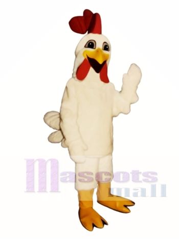 Niedlich Lachen Hahn Maskottchen Kostüm Geflügel 