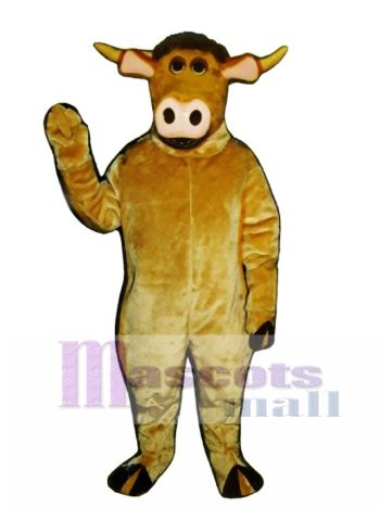 Niedliches Cartoon Bull Maskottchen Kostüm