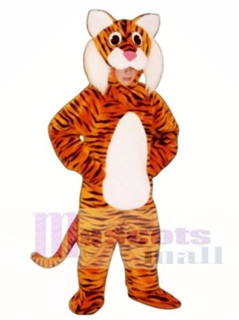 Niedliches Tiger Maskottchen Kostüm