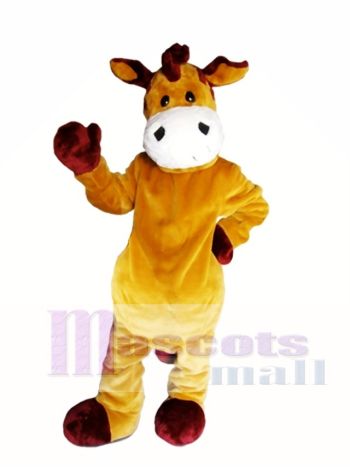 Braun Zebra Maskottchen Kostüm Brown Horse Maskottchen Kostüme