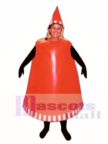 Verkehr Kegel Maskottchen Kostüm