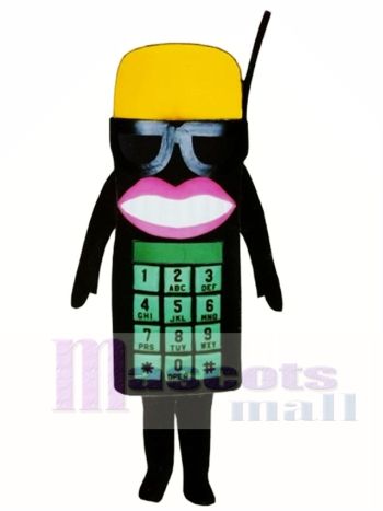 Zelle Telefon Maskottchen Kostüm