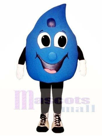 Wassertropfen Maskottchen Kostüm
