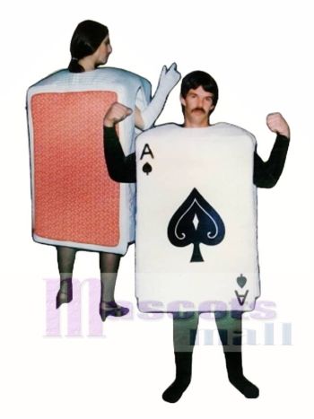 Kartenspiel Maskottchen Kostüm