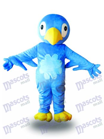Blaues Vogel maskottchen Kostüm Tier