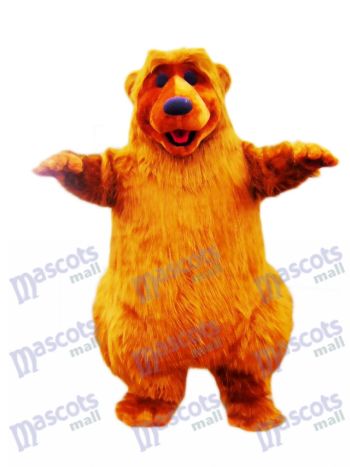 Hell braunes Bär Maskottchen Kostüm Tier