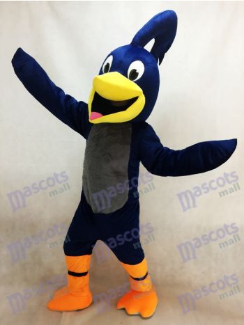 Marineblaues Roadrunner Maskottchen Kostüm