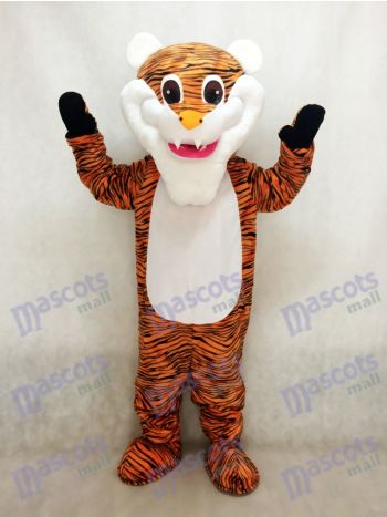 Weißer Bart Tiger Maskottchen Kostüm