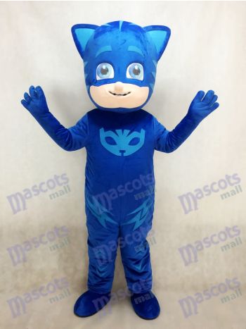 PJ Masks Blue Catboy Connor Jungen Maskottchen Kostüm
