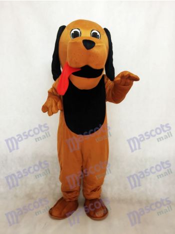 Neues rotes Zungenhund Maskottchen Kostüm