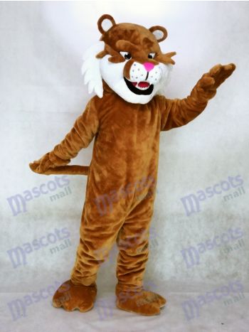 Neues realistisches Säbelzahntiger Maskottchen Kostüm Tier