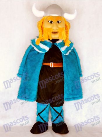 Neues Thor das riesige Wikinger Maskottchen Kostüm mit blauem Umhang