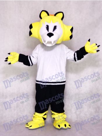Nashville Predators Eishockey Team Maskottchen Kostüm Gelb Säbelzahnkatze Tier