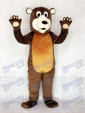 Großvater Brown Bären Maskottchen Kostüm