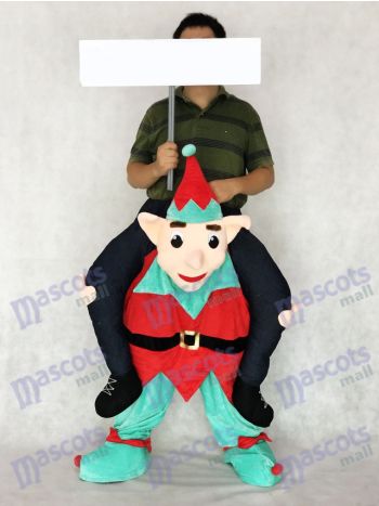 Elf tragen mich Piggy zurück Fahrt auf Neuheit Maskottchen Kostüm