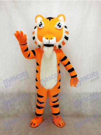 Nettes gelbes Indien Tiger Maskottchen Kostüm