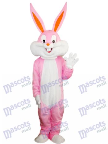 Rosa Osterhase Bug Kaninchen Maskottchen Kostüm Cartoon