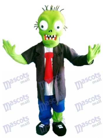 Zombie Pflanzen gegen Zombie Maskottchen Kostüm Cartoon Charakter