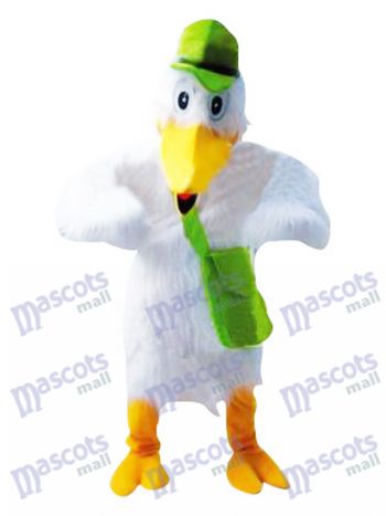 Storch weißes Vogel Maskottchen Kostüm Tier