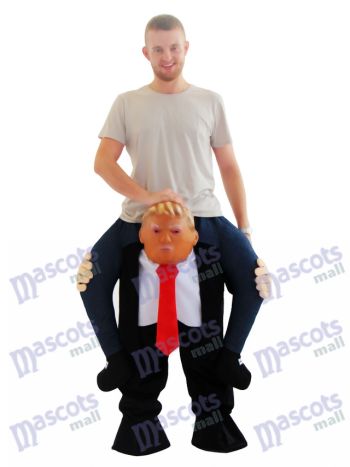 Huckepack US-Präsident Trage mich reiten Trumpf Maskottchen Kostüm Carry Me US President Trump