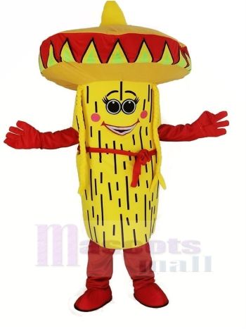 Mexikaner Essen Tamale Maskottchen Kostüm Karikatur