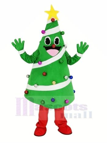 Weihnachten Baum Maskottchen Kostüm Karikatur