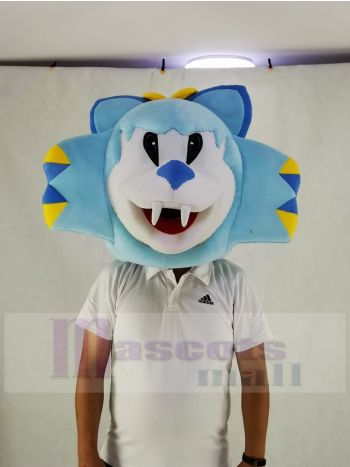 Blau Säbelzahn Katze Tier Nur Kopf