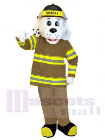 Sparky der Feuerhund Maskottchenkostüm