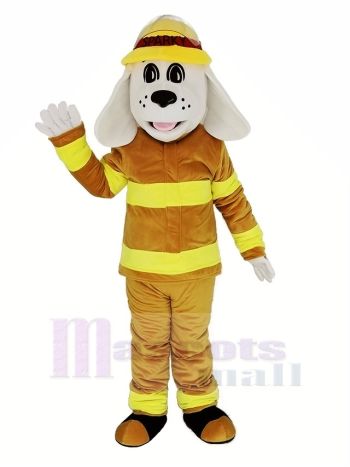 Sparky das Feuer Hund mit Bräunen Farbe Passen NFPA Maskottchen Kostüm
