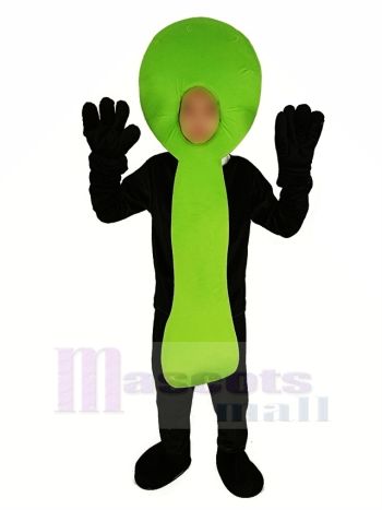 Grün Löffel Maskottchen Kostüm