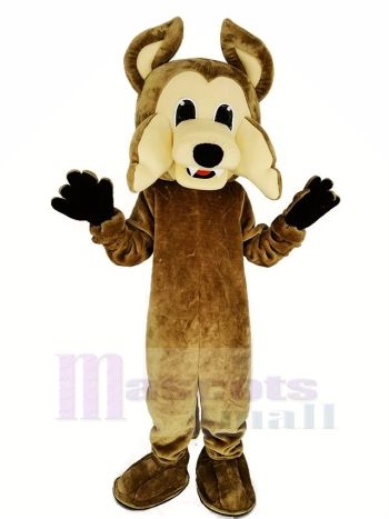 Braun Kojote Maskottchen Kostüm Wolf Tier