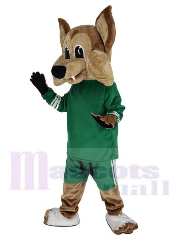 Kojote maskottchen kostüm