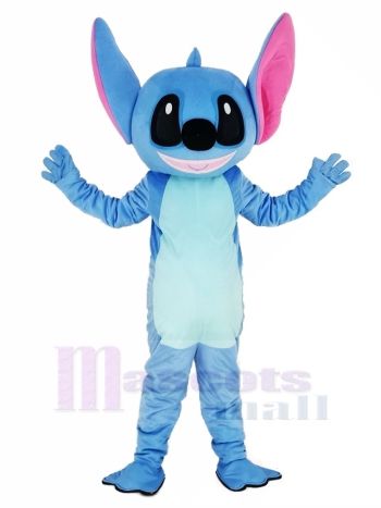 Blau Lilo & Stitch Maskottchen Kostüm
