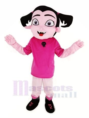 Vampir Mädchen Maskottchen Kostüme Karikatur