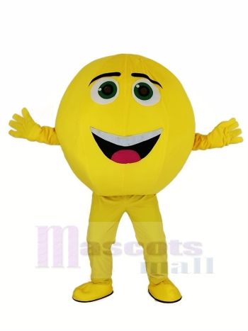 Das Gelb Emoji Film Zeichen Gene Maskottchen Kostüme Karikatur